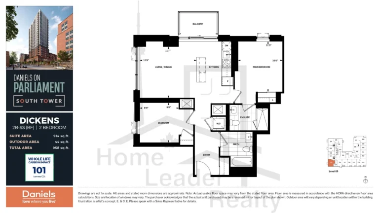 Daniels-on-Parliament-Condos-DICKENS-floorplan