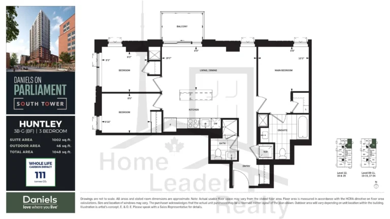 Daniels-on-Parliament-Condos-HUNTLEY-floorplan