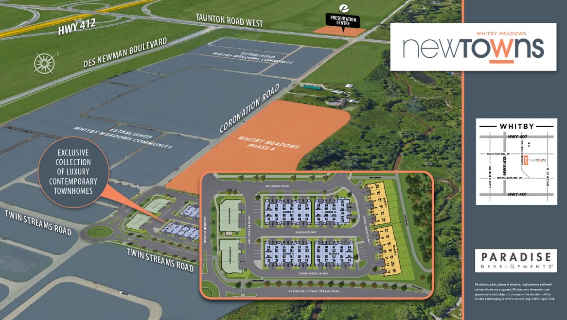 New Towns 1 New Towns New Towns Site Plan Aerial