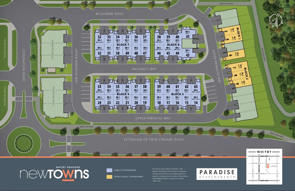 New Towns Site Plan