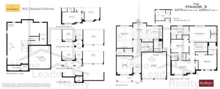 Sunnidale-Wasaga-Beach-The-Manor-3-Elev-A-floorplan