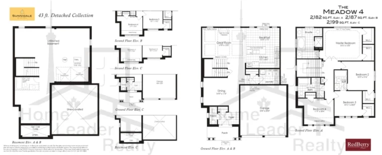 Sunnidale-Wasaga-Beach-The-Meadow-4-Elev-A-floorplan