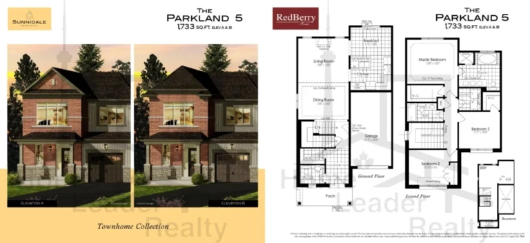 Sunnidale-Wasaga-Beach-The-Parkland-5-(End)-Block-229-Elev-A-floorplan
