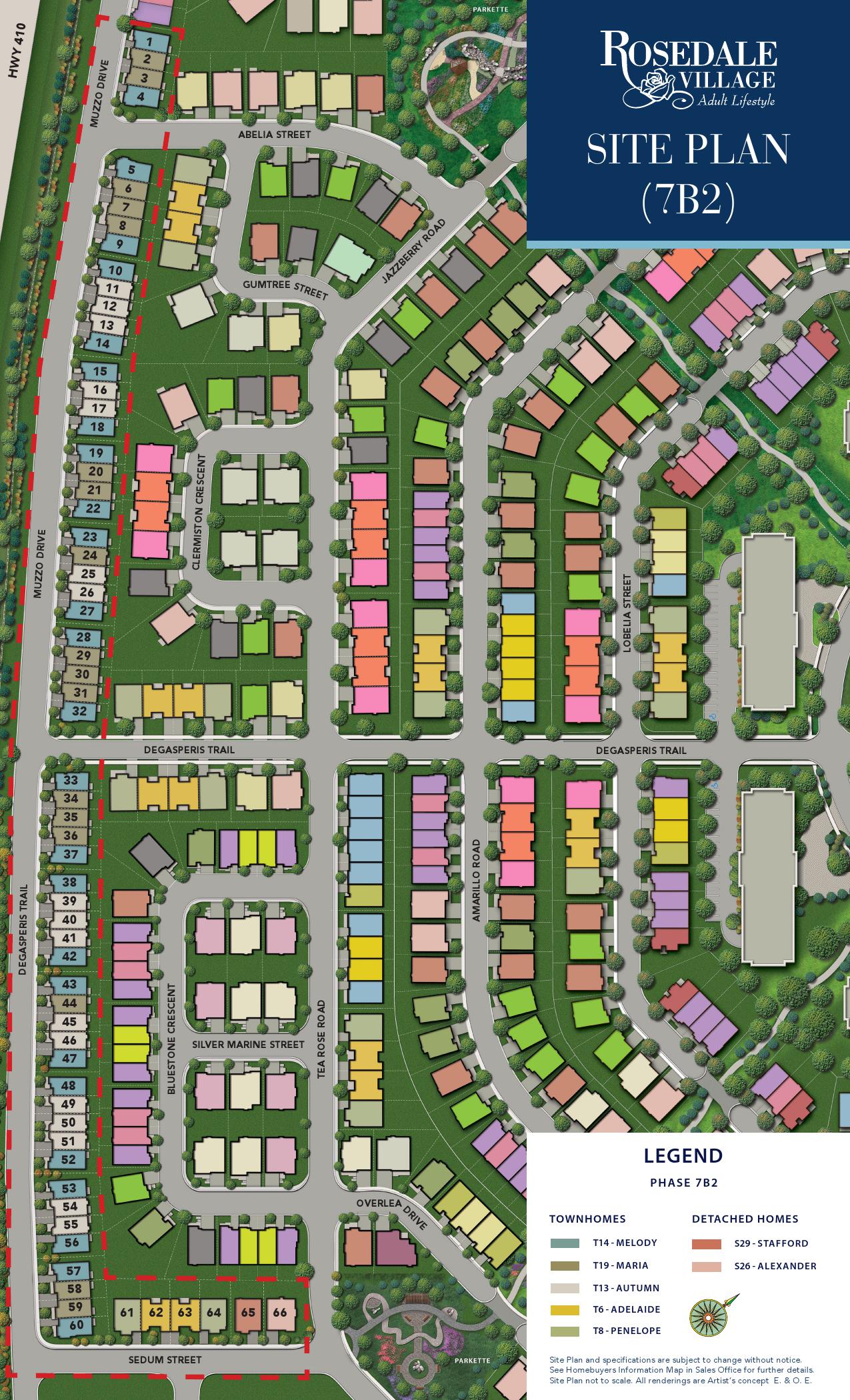 Rosedale Village Homes Site Plan 2
