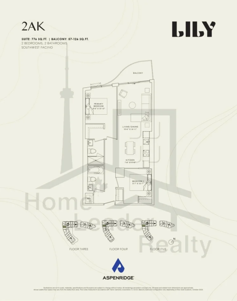 Lily-at-Crosstown-Condos-530-2AK-floorplan