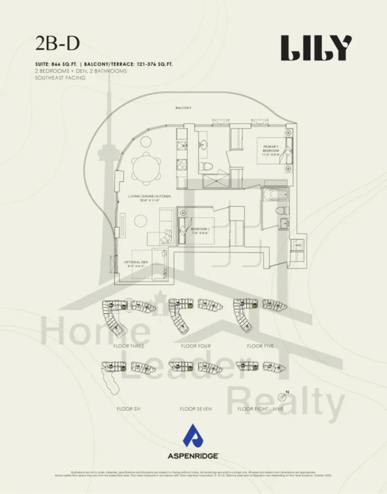 Lily-at-Crosstown-Condos-513-2B-D-floorplan