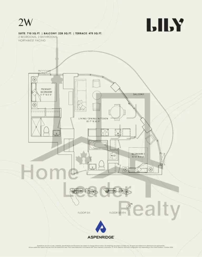Lily-at-Crosstown-Condos-617-2W-floorplan
