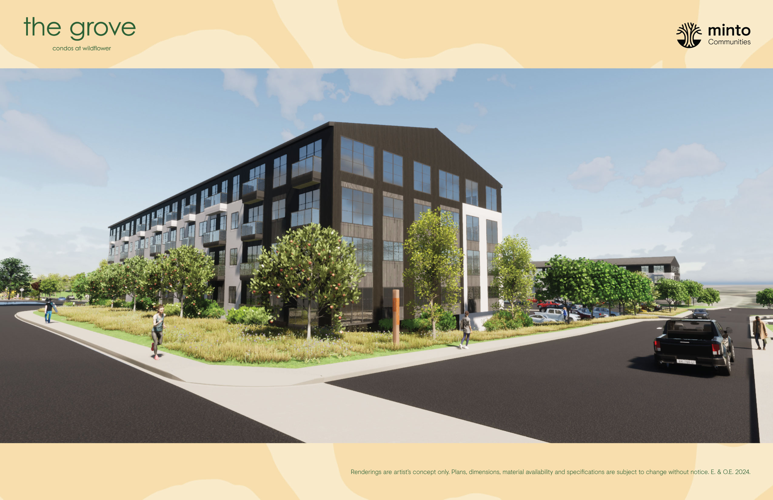 Exterior View 3 - The Grove Condos at Wildflower