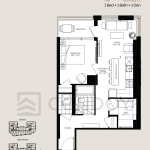 Exhale-Condos- 1Ha+D-floorplan