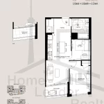 Exhale-Condos-1R+D-floorplan