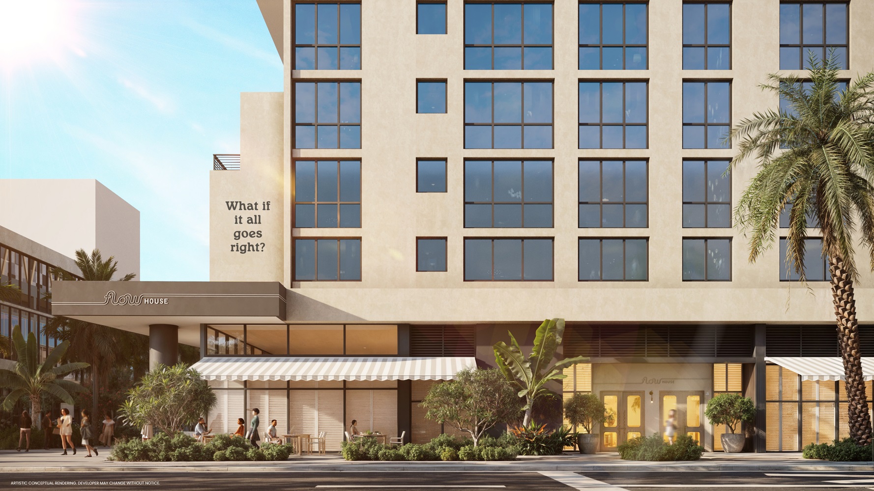 Flow House Entrance Rendering