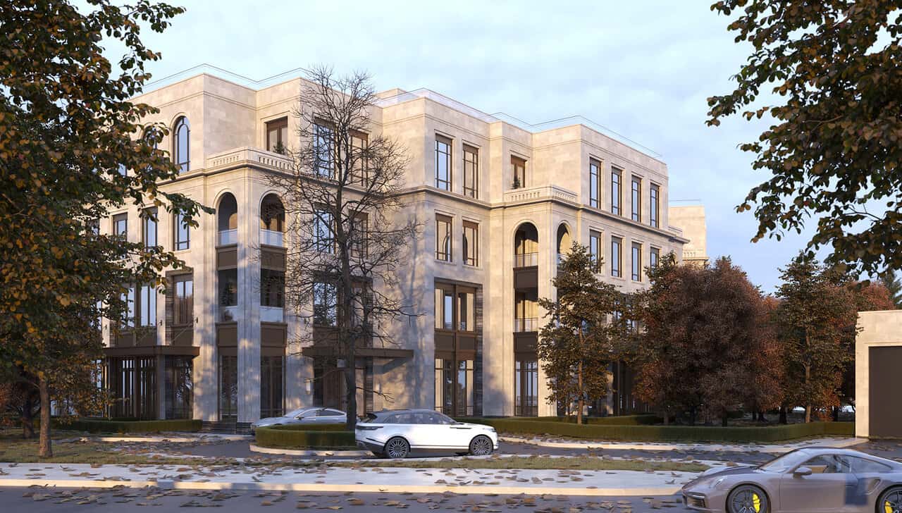 2 Post Road Condos Exterior View of Building 2