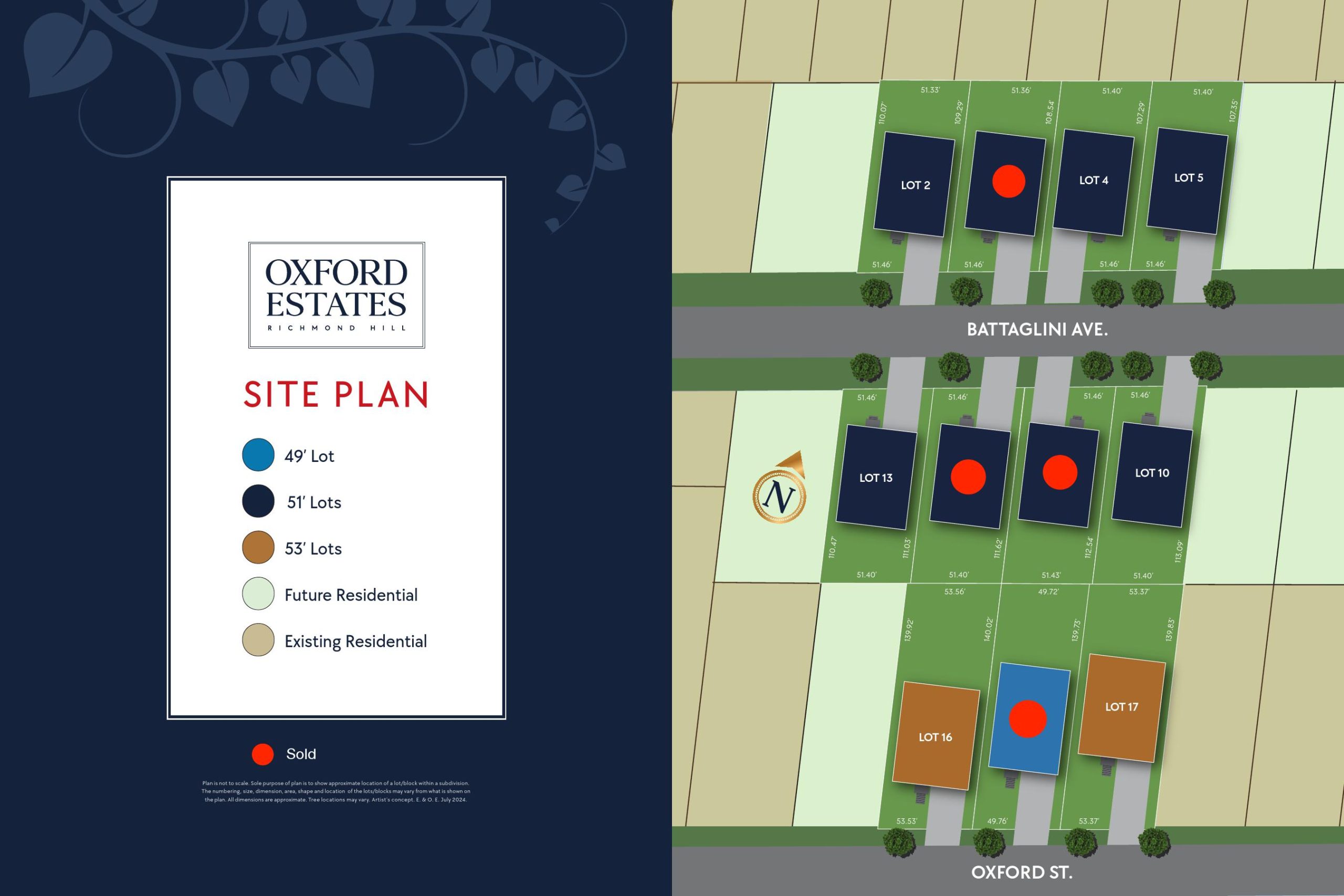 Oxford Estates Site Plan