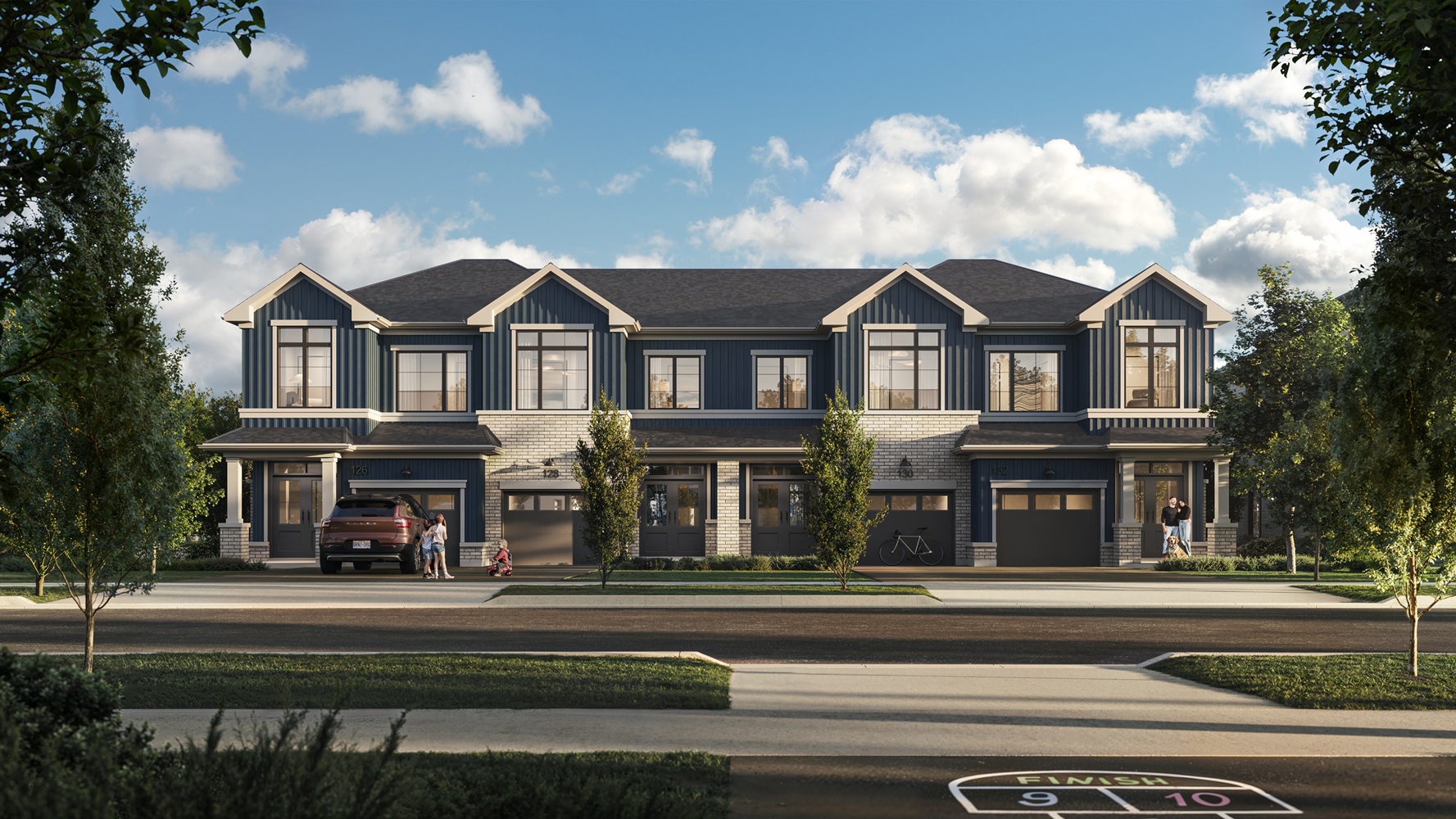 Wild Indigo - Towns Farm House Elevation A