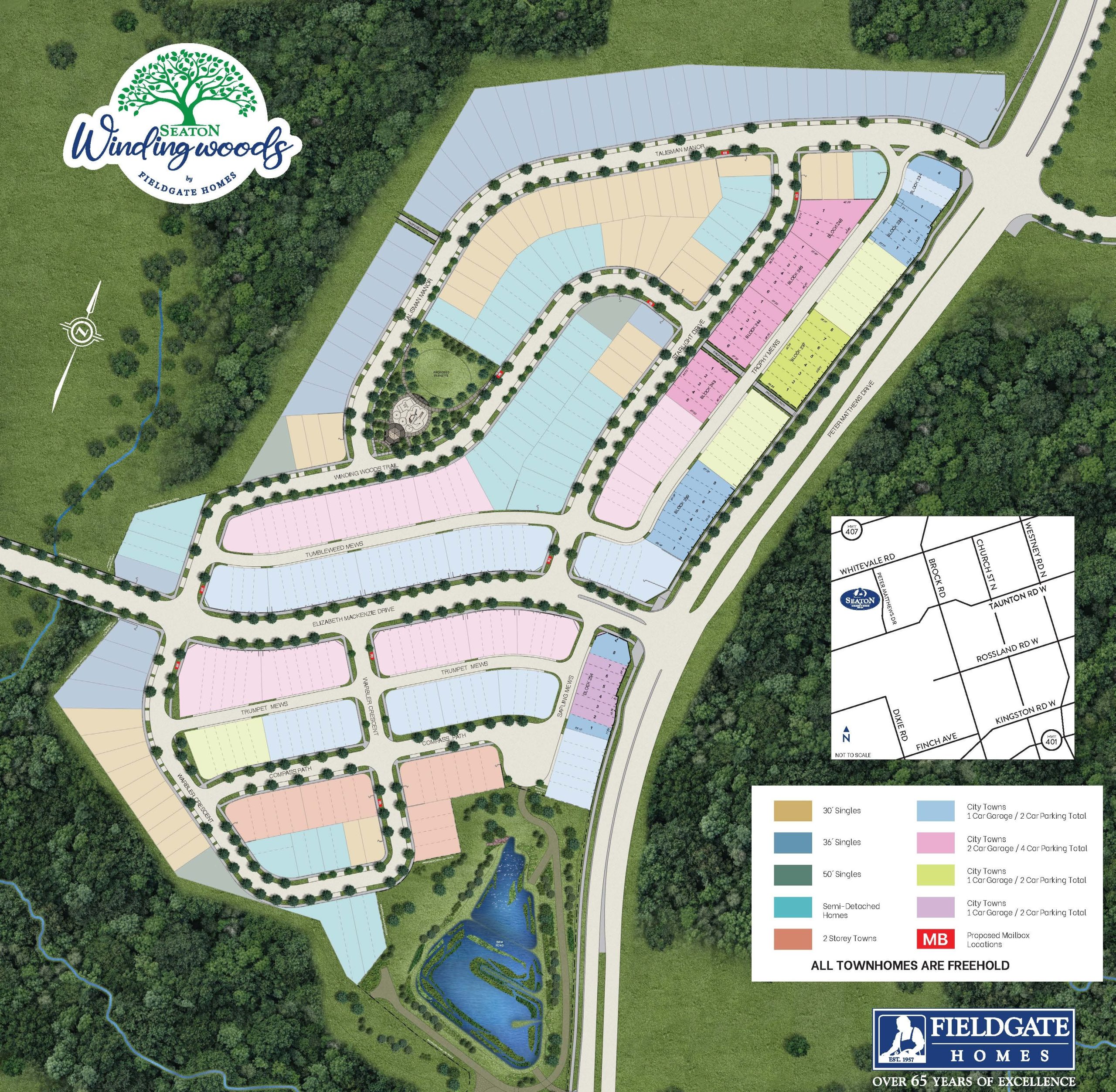 Seaton Winding Woods Site Plans
