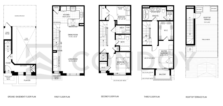 Streetsville Centre Towns Lot 149 Floorplan