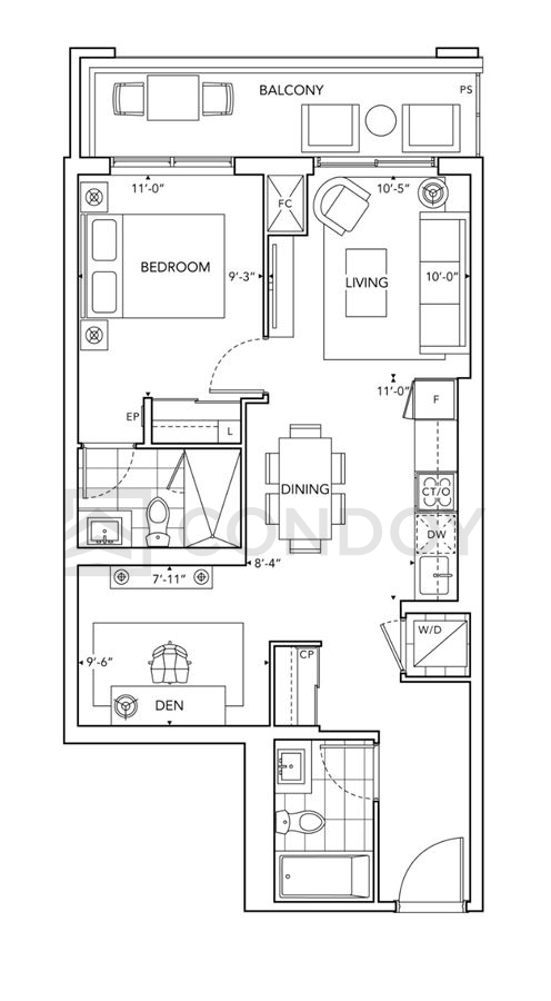 6080-Yonge-Condos-1EE+D-floorplan