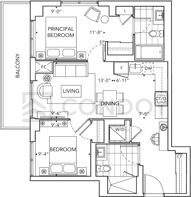 6080-Yonge-Condos-2J1-floorplan