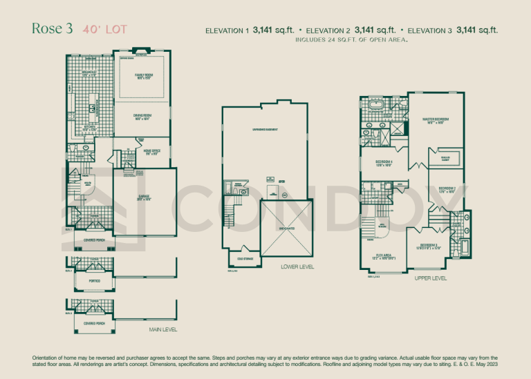 Palmetto-North-Oshawa-Living-Rose 3-Floor-Plan