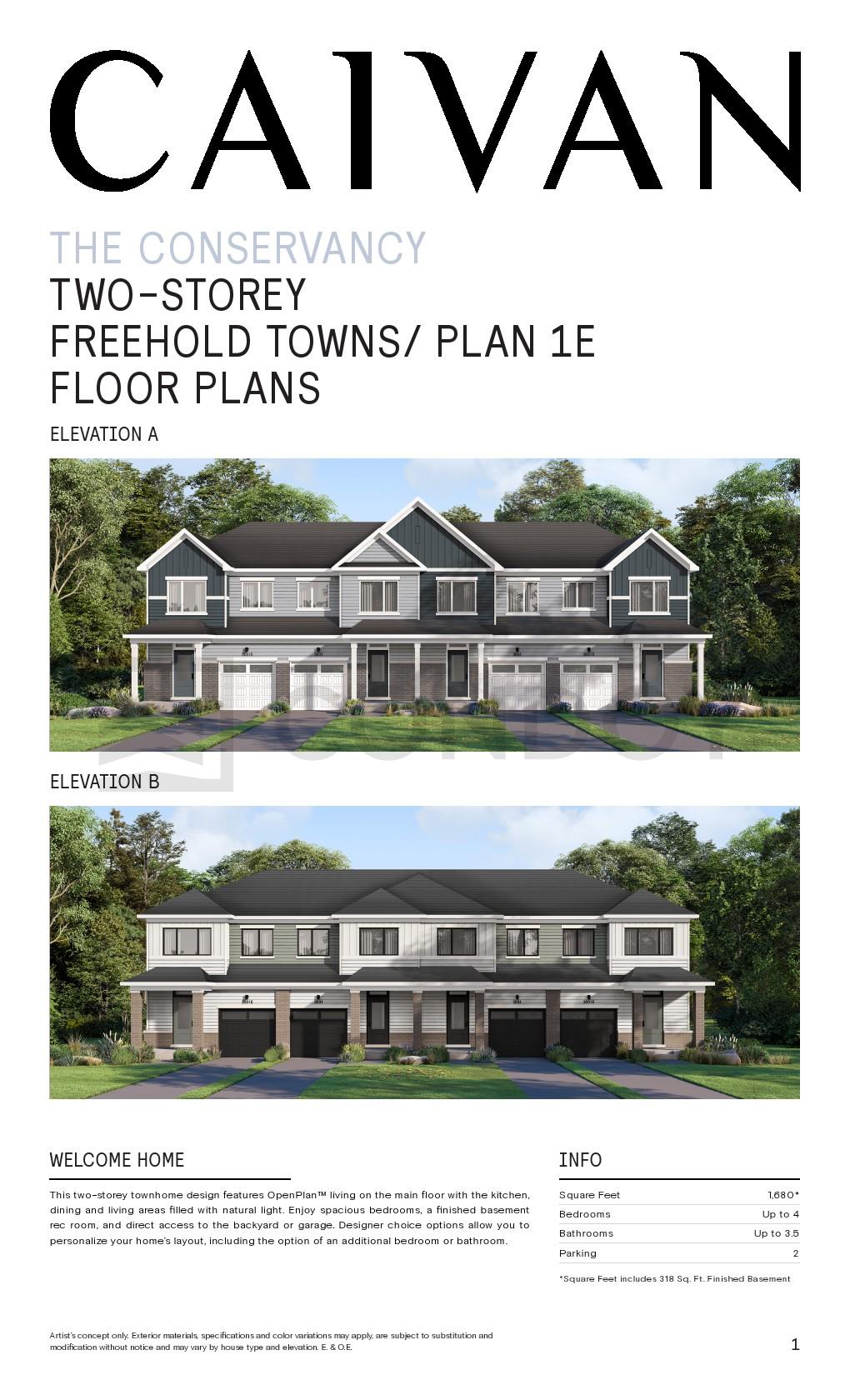The Conservancy Towns Plan 1E