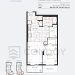 Anthem at The Metalworks Condos Floor Plan 1M+D