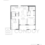 MV1 Condos 2BD-B Floorplan