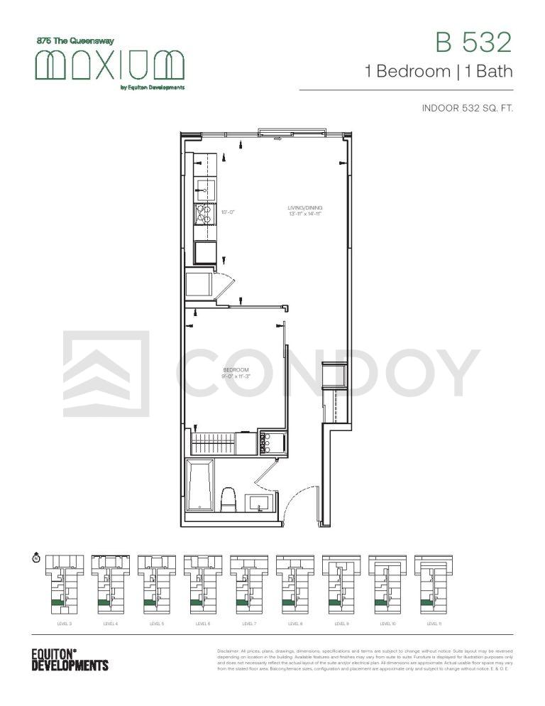 Maxium Condos A 458 Floorplan