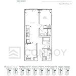 Maxium Condos C-670 Floorplan