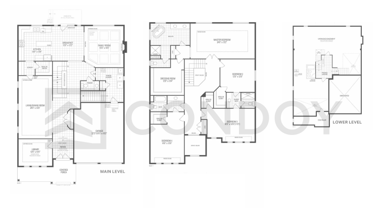 Camden Crossing Towns Dynasty 1 FloorPlan
