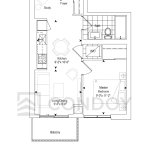 KSquare Condos-Pure-504-Floor-Plan