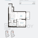 Anthem at The Metalworks Condos Floor Plan 1F