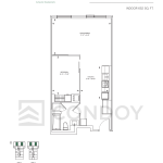 Maxium Condos B 652 Floorplan