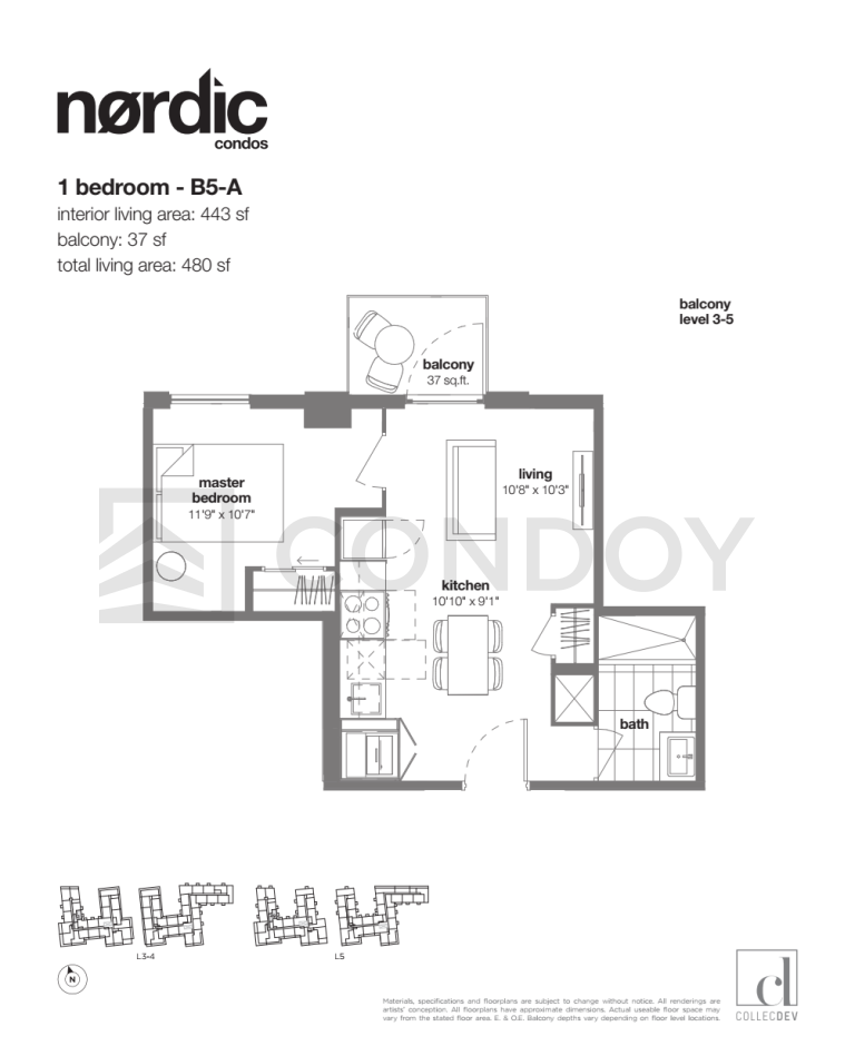 Nordic Condos B5-A Floorplan