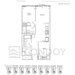 Maxium Condos C 651 Floorplan