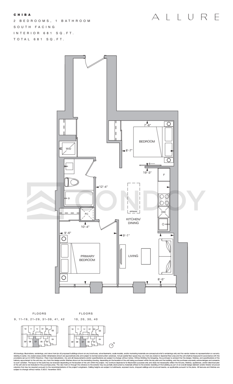 Allure-Condos-Chiba-floorplan