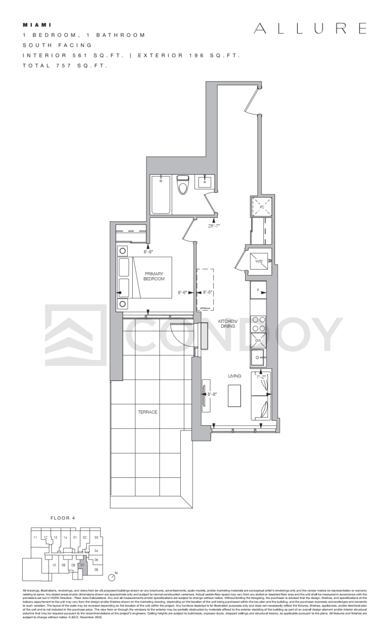 Allure-Condos-Miami-floorplan