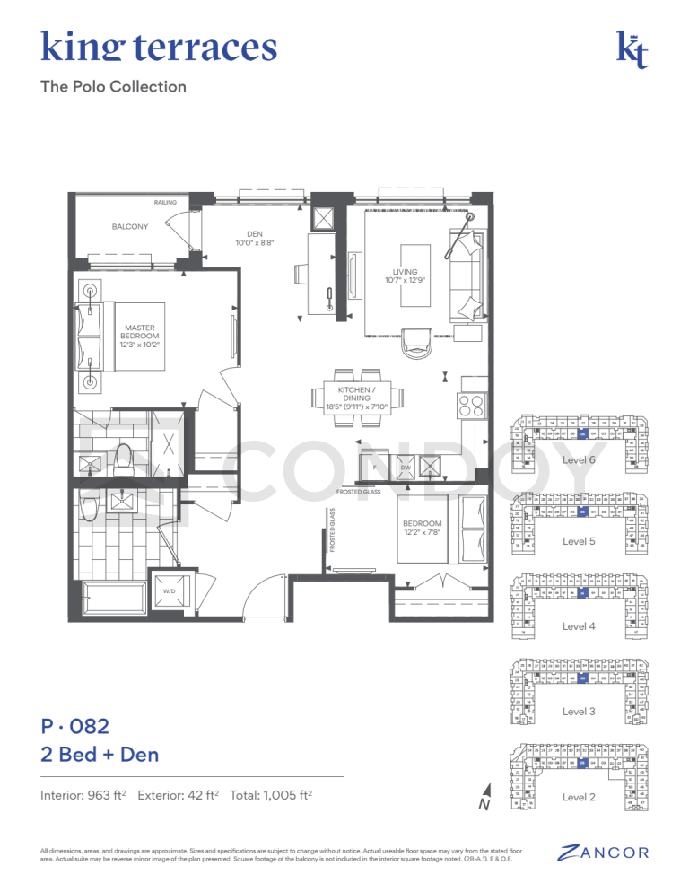 King Terraces Condos P.101 Floorplan