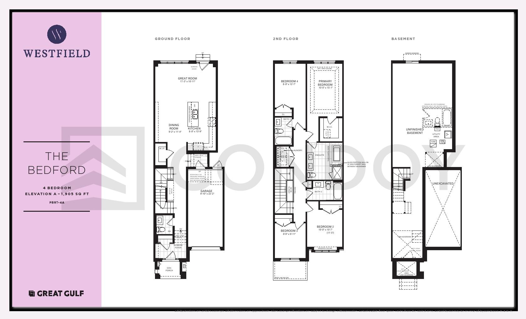 Westfield The Bedford Floorplan