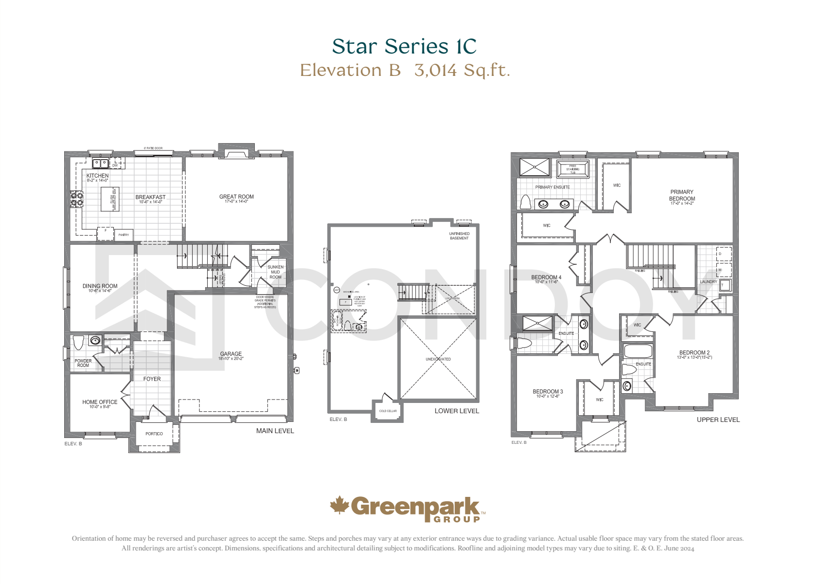 Taywood Estates 1C Floor Plan