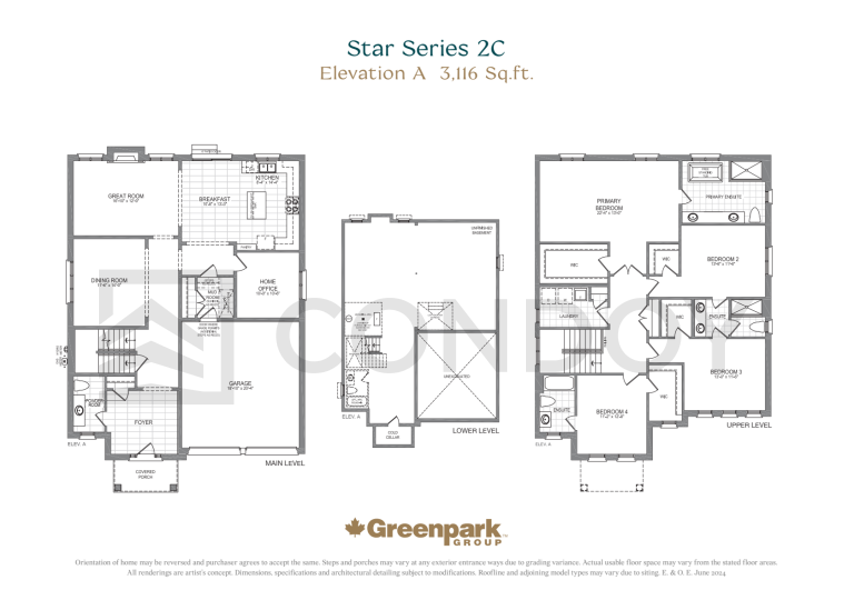 Taywood Estates 2C Floor Plan