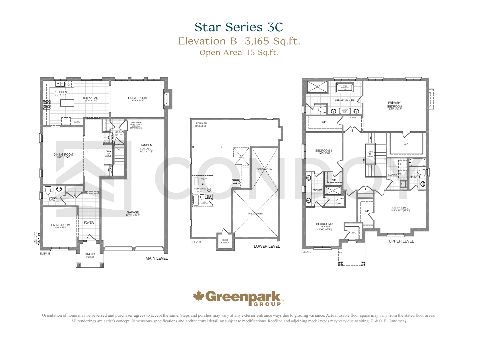Taywood Estates 3C Floor Plan