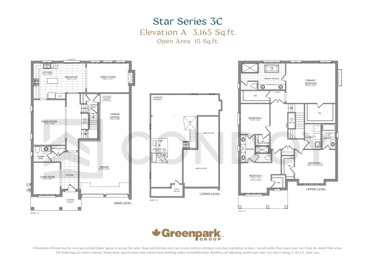 Taywood Estates 3C Floor Plan