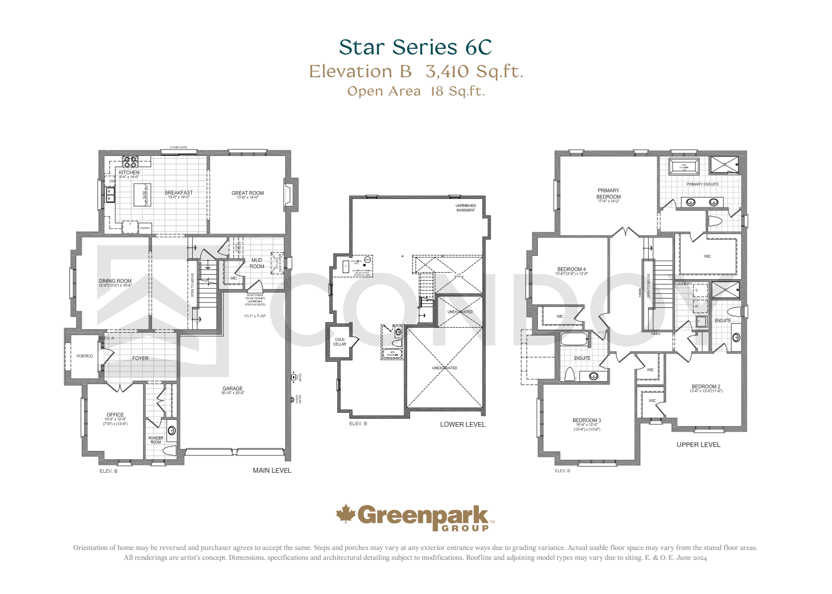 Taywood Estates 6C Floor Plan