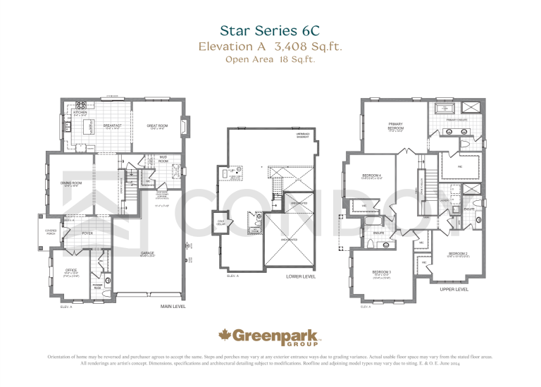 Taywood Estates 6C Floor Plan