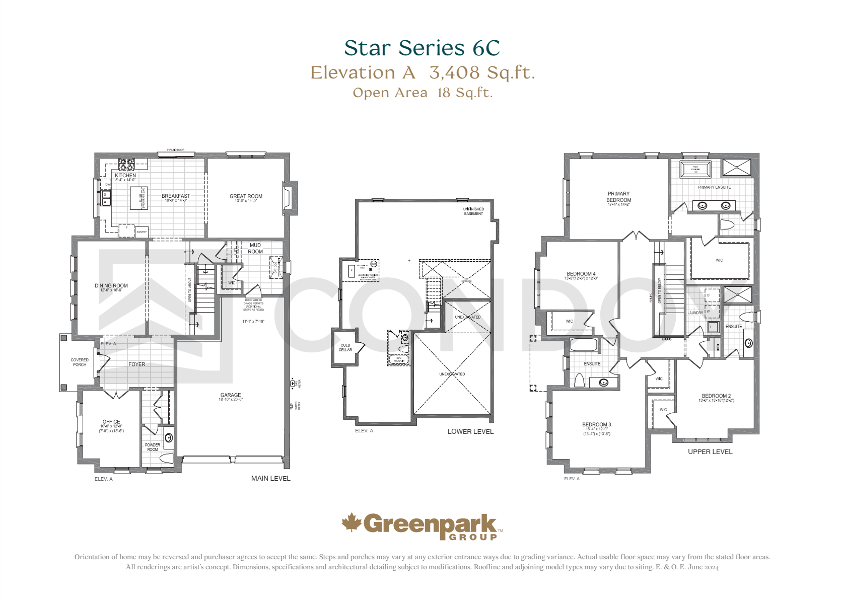 Taywood Estates 6C Floor Plan