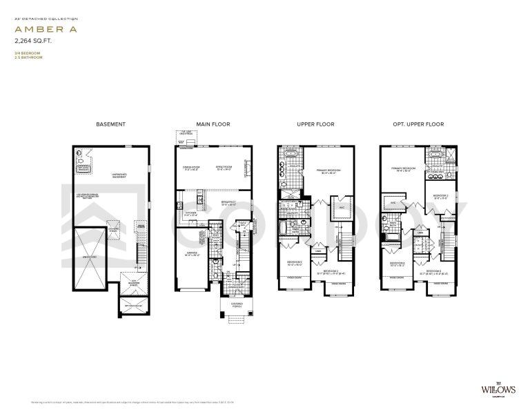 The Willows Homes A M B E R A floorplan