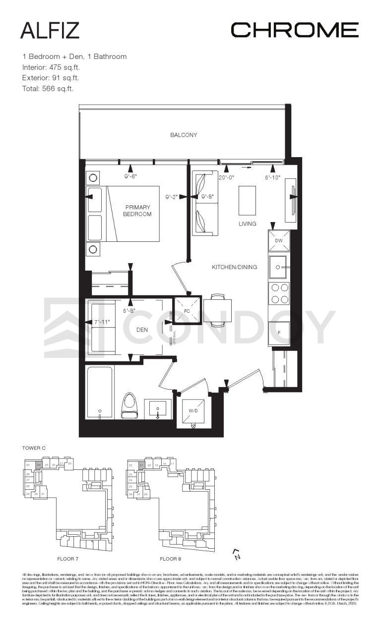 Chrome Condos ALFIZ Floor plan
