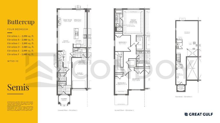 Whitby Meadows Homes Buttercup Floor Plan