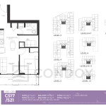 1107 Main Condos C521 Floor Plans