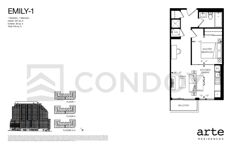 Arte Residences EMILY-1 Floor Plan
